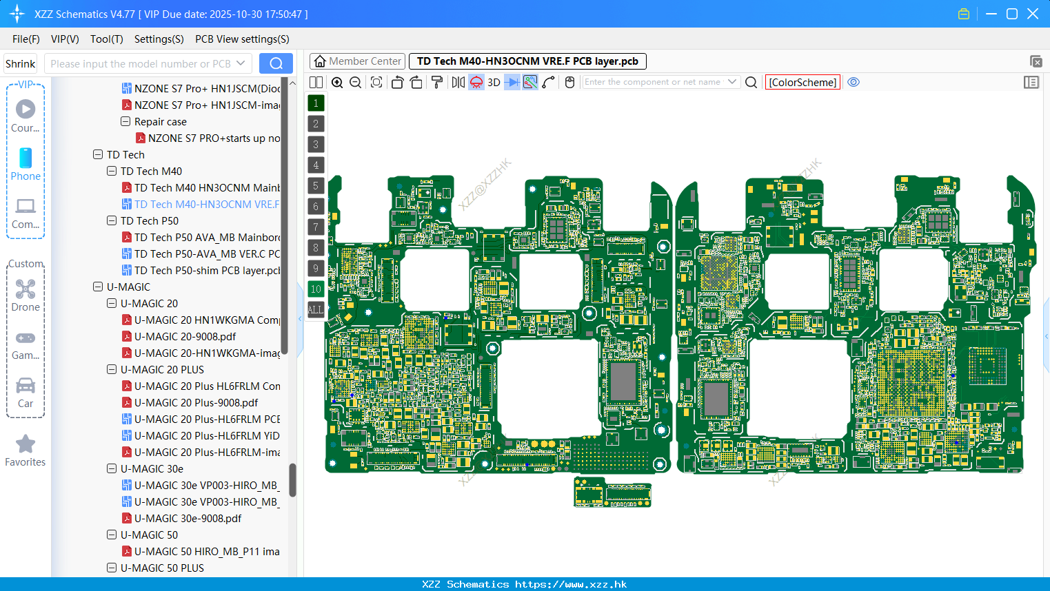 Huawei TD Tech M40-HN3OCNM VRE.F PCB Layer